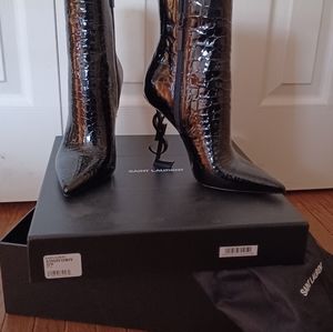 Saint Laurent high heel boots